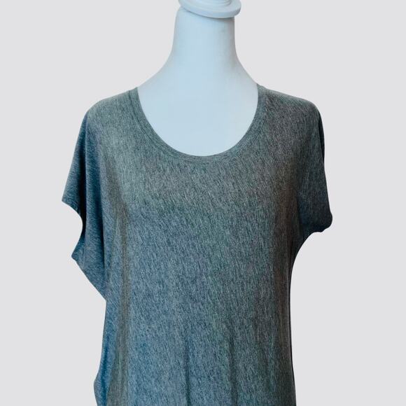 ATHLETA SUNLOVER HILO ASYMMETRICAL TUNIC DRESS HEATHER GRAY SIZE SMALL - Picture 3 of 10